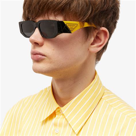 prada black and gold men's sunglasses|shop prada sunglasses online.